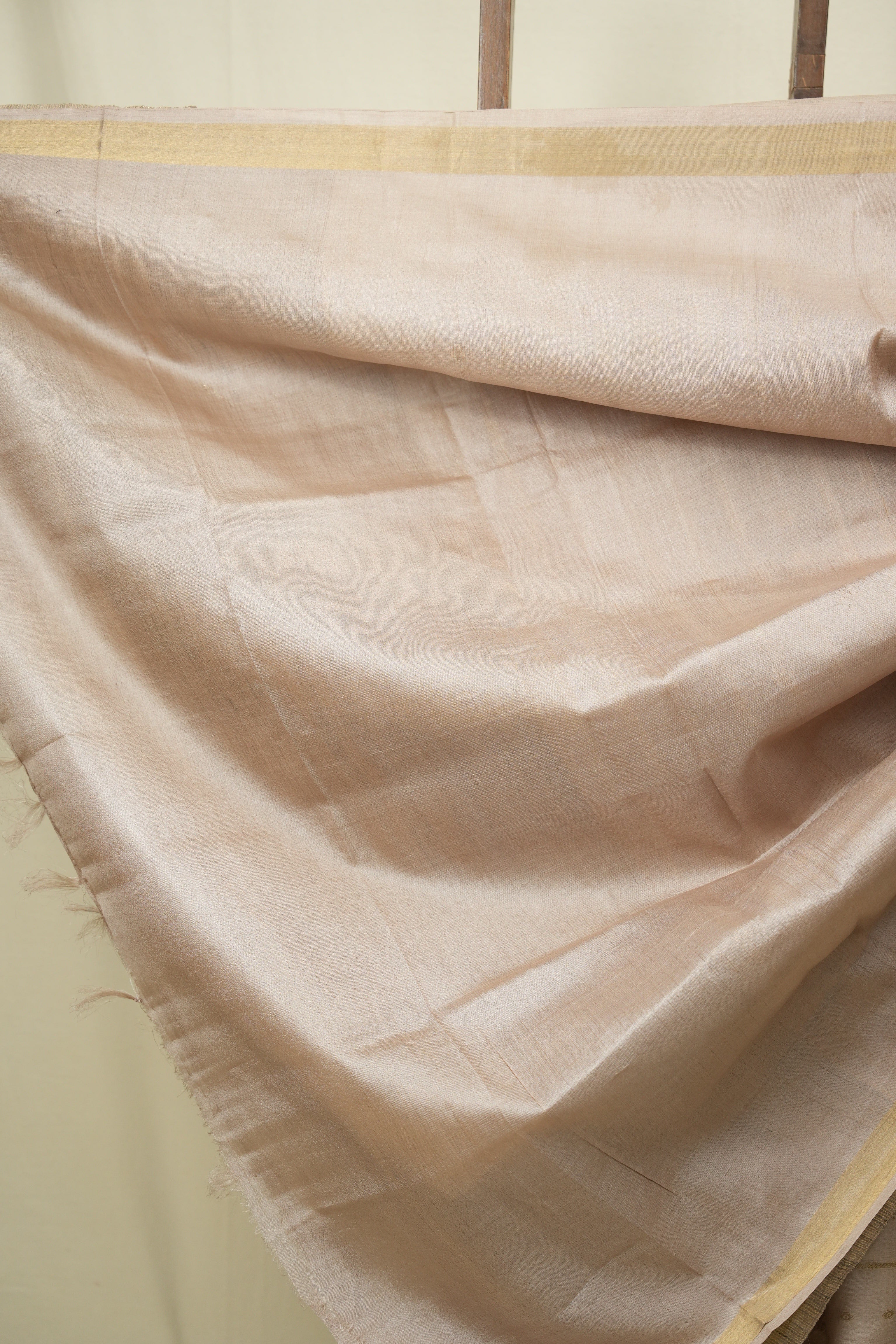 Mauve Tussar Silk Saree - SRMTSS1936