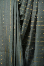 Sage Green Tussar Silk Saree - SRGTSS1926