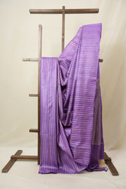 Purple Tussar Silk Saree - SRPTSS1816