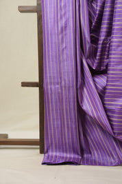 Purple Tussar Silk Saree - SRPTSS1816