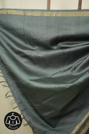 Sage Green Tussar Silk Saree - SRGTSS1926