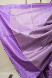 Purple Tussar Silk Saree - SRPTSS1816