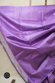Purple Tussar Silk Saree - SRPTSS1816