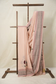 Rose Pink HBP Cotton Saree - SRRPCS2861