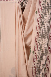 Rose Pink HBP Cotton Saree - SRRPCS2861