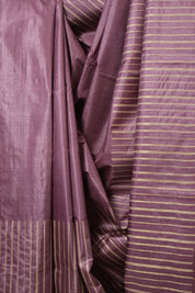 Pink Tussar Silk Saree - SRPTSS1813