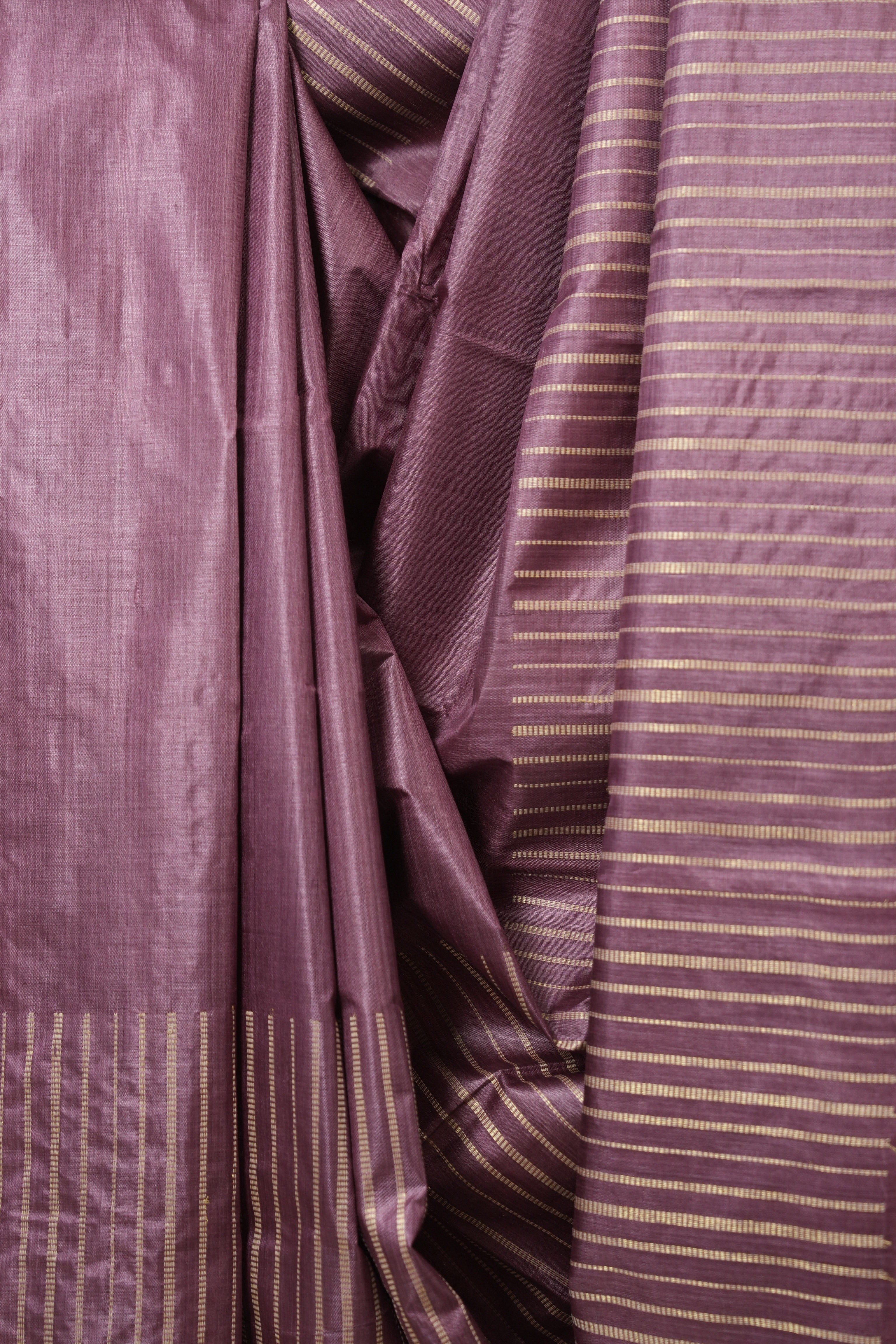 Pink Tussar Silk Saree - SRPTSS1813