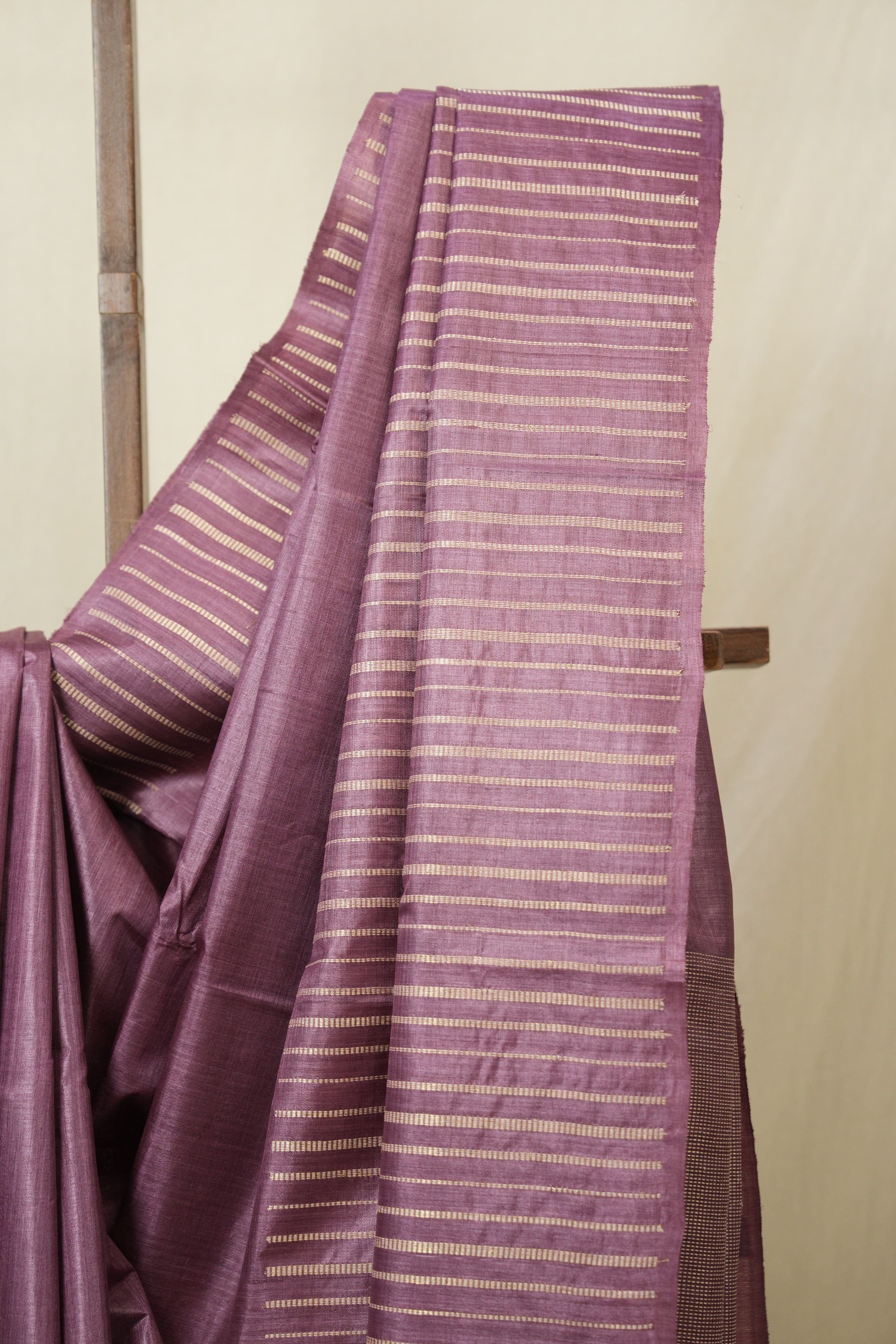 Pink Tussar Silk Saree - SRPTSS1813