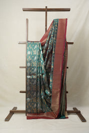 Green Chanderi Silk Saree - SRGCSS227