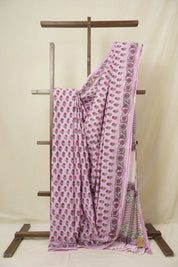 Pink HBP Cotton Saree - SRPCS3367
