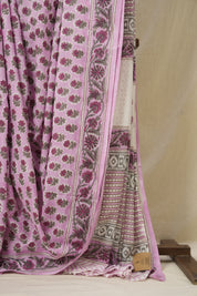 Pink HBP Cotton Saree - SRPCS3367
