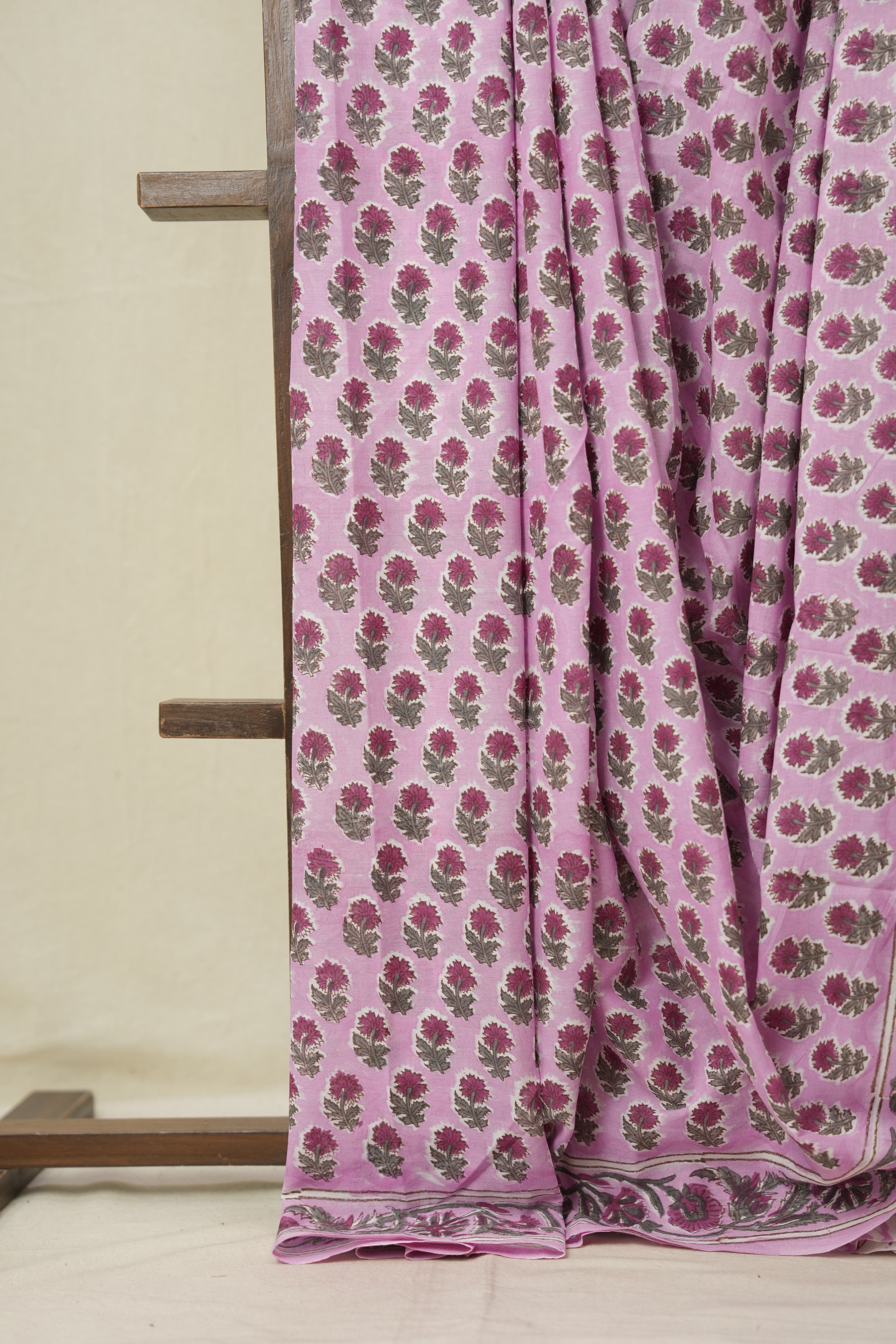 Pink HBP Cotton Saree - SRPCS3367