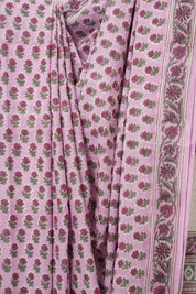 Pink HBP Cotton Saree - SRPCS3367