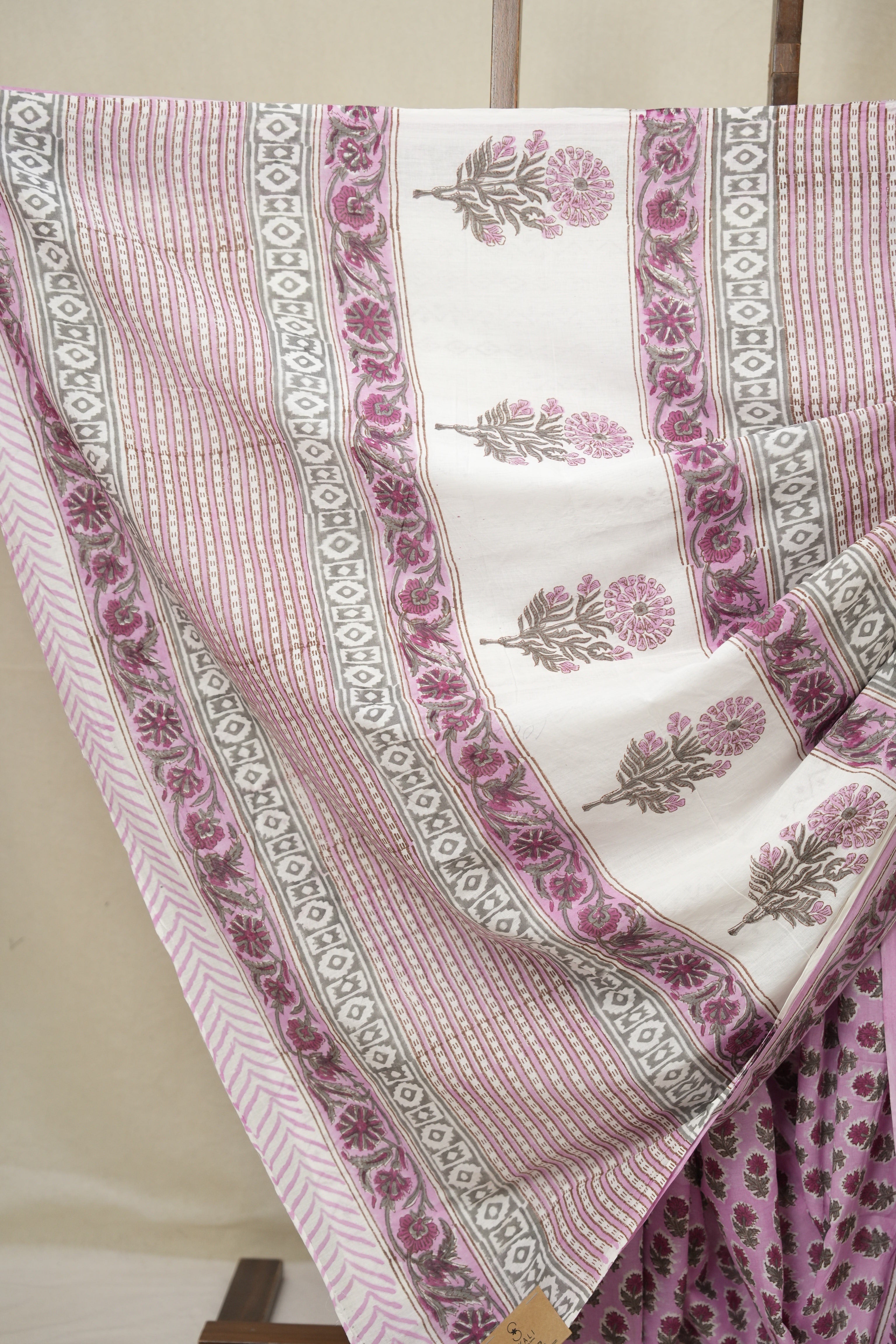 Pink HBP Cotton Saree - SRPCS3367