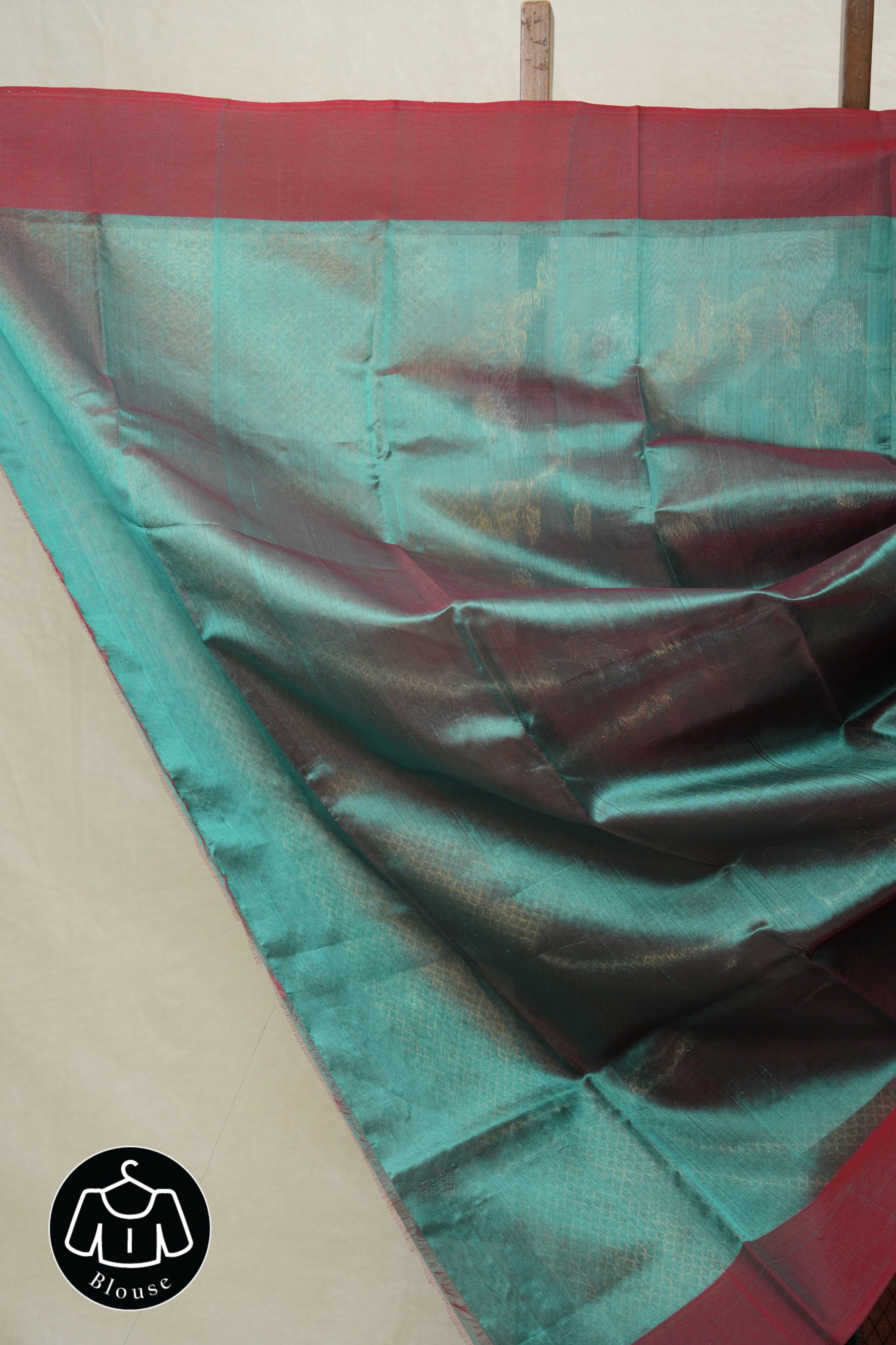 Green Chanderi Silk Saree - SRGCSS227