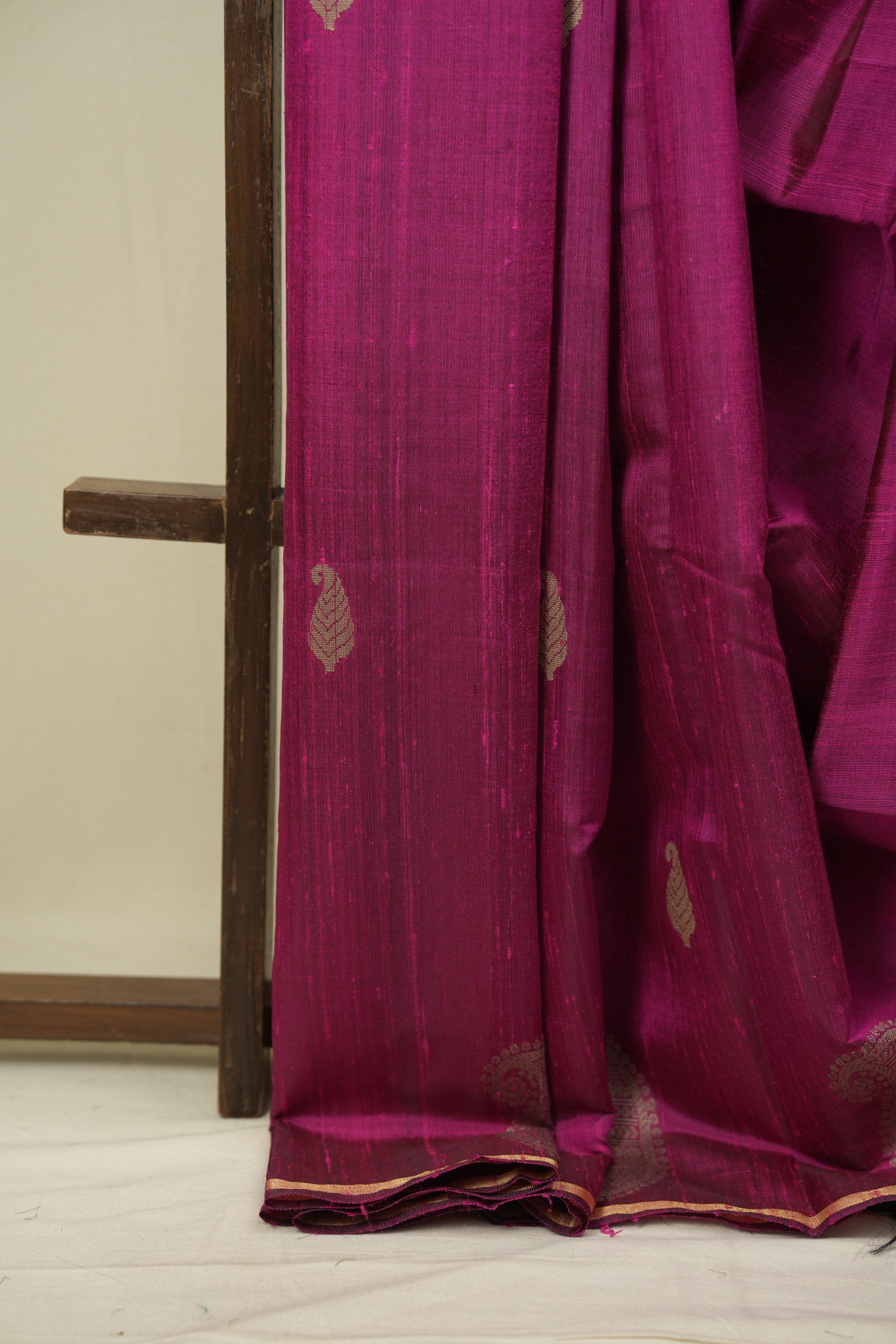 Pink Raw Silk  Saree - SRPRSS1060