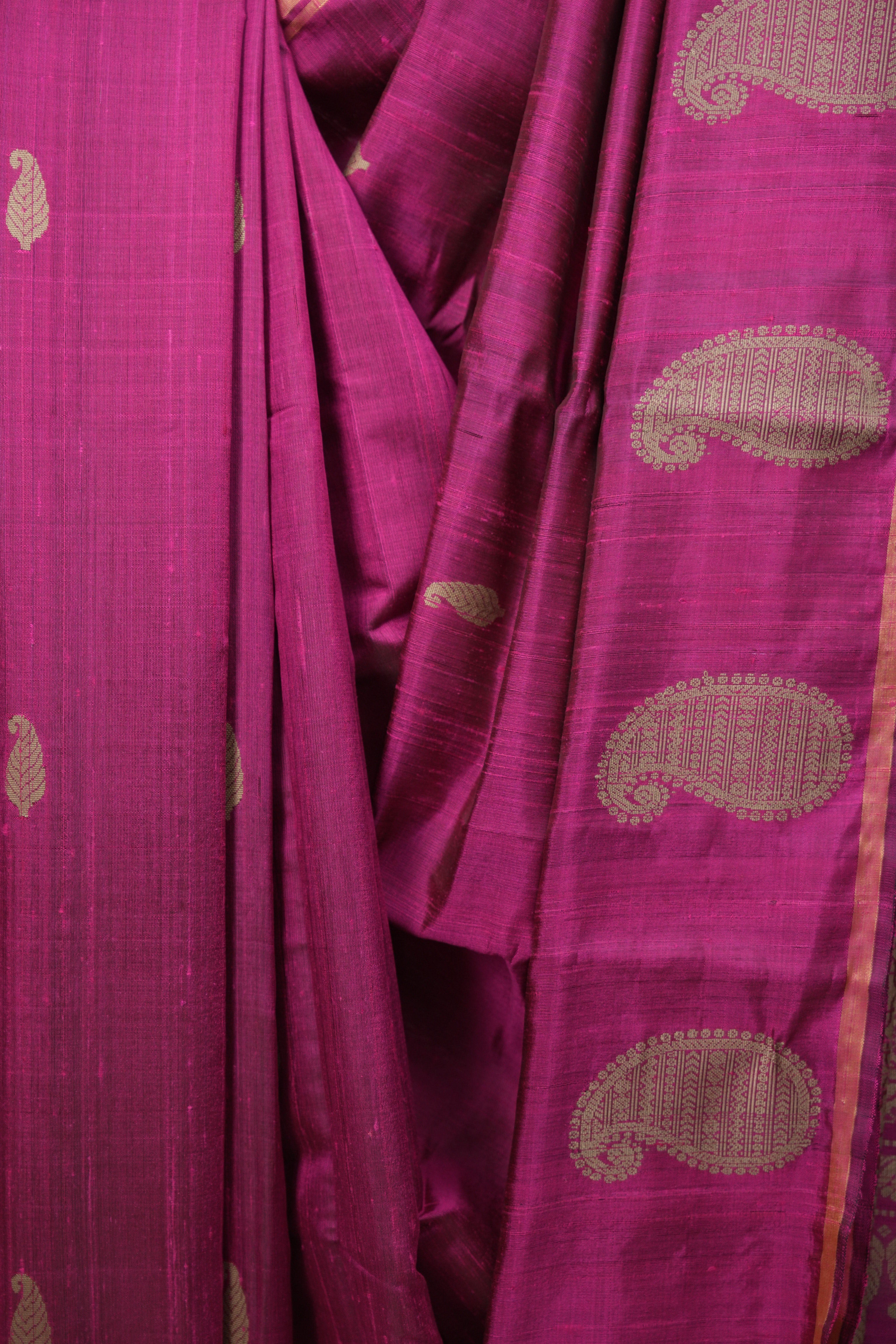 Pink Raw Silk  Saree - SRPRSS1060