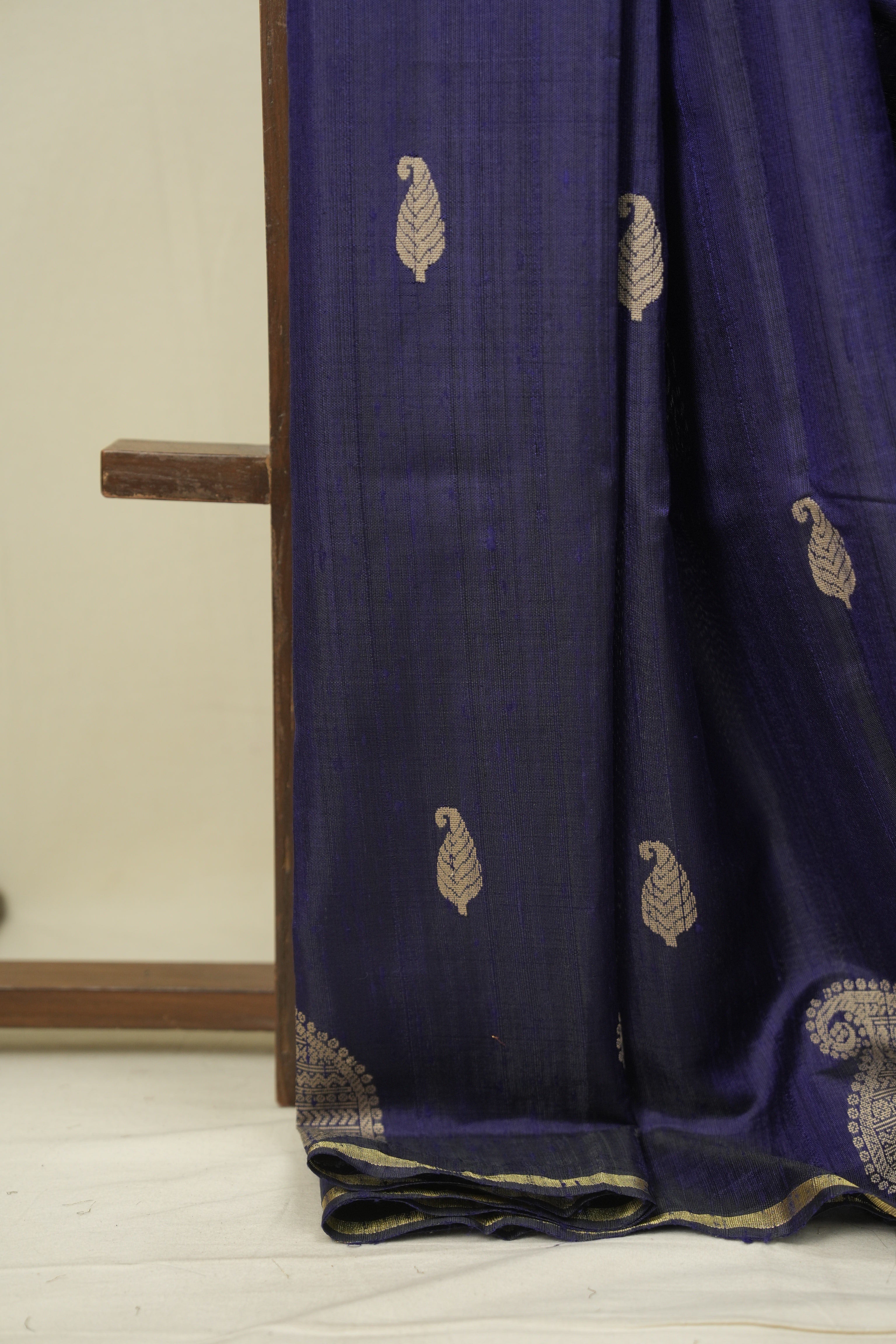 Blue Raw Silk  Saree - SRBRSS1061