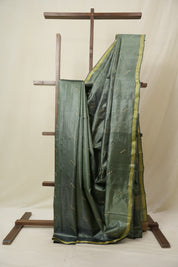 Green Tussar Silk Saree - SRGTSS1809