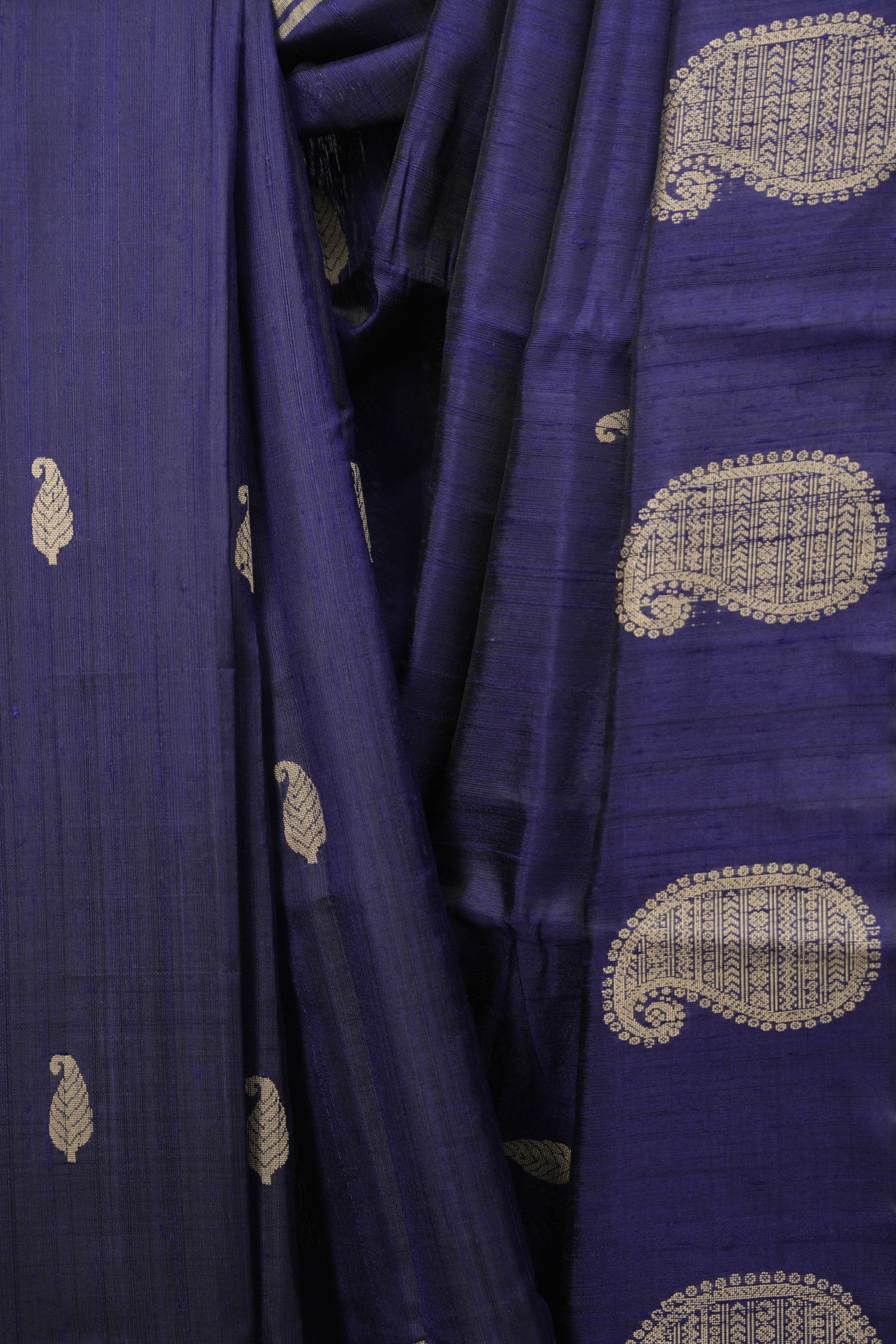 Blue Raw Silk  Saree - SRBRSS1061