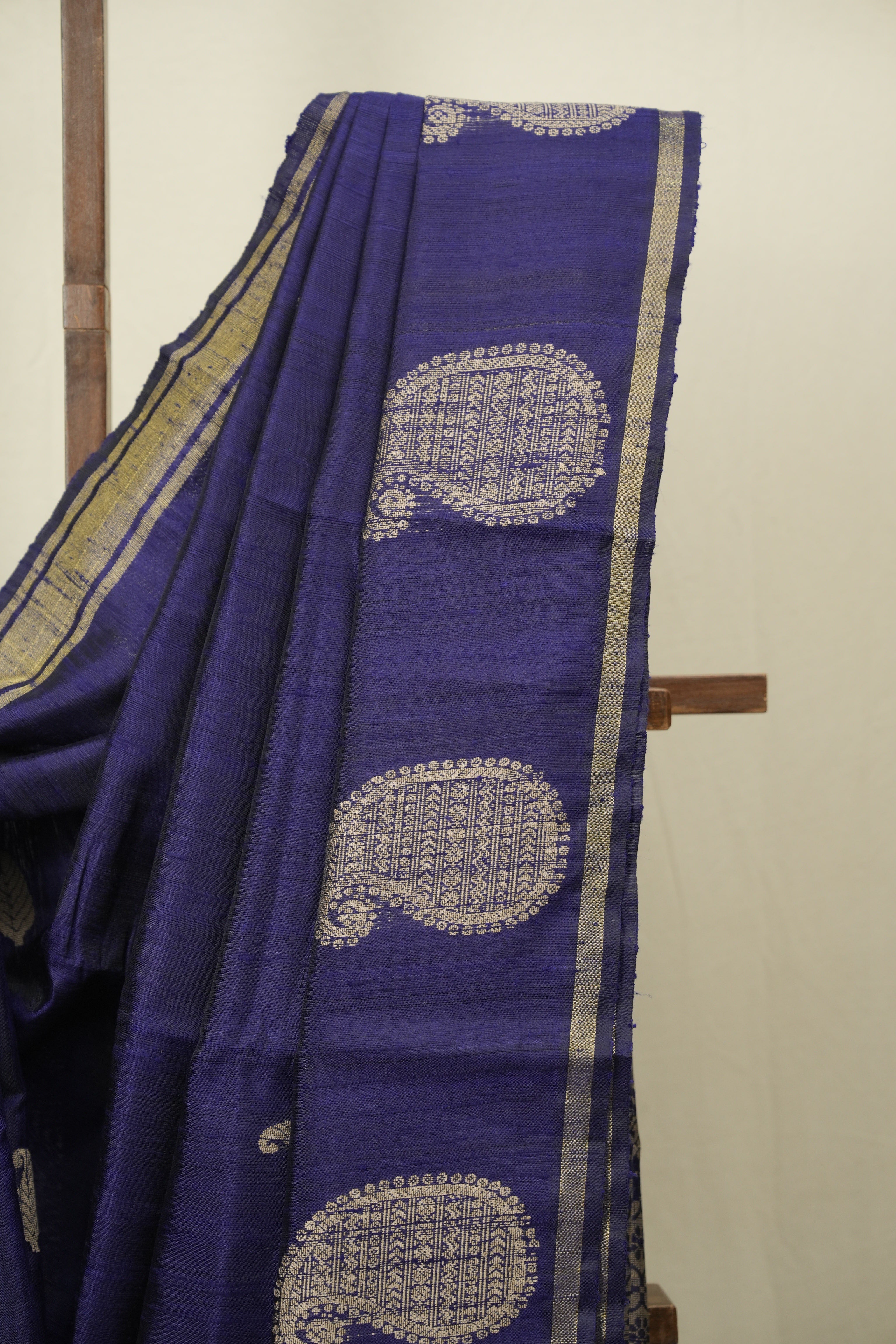 Blue Raw Silk  Saree - SRBRSS1061