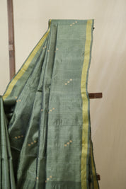 Green Tussar Silk Saree - SRGTSS1809