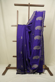 Purple Raw Silk  Saree - SRPRSS1062
