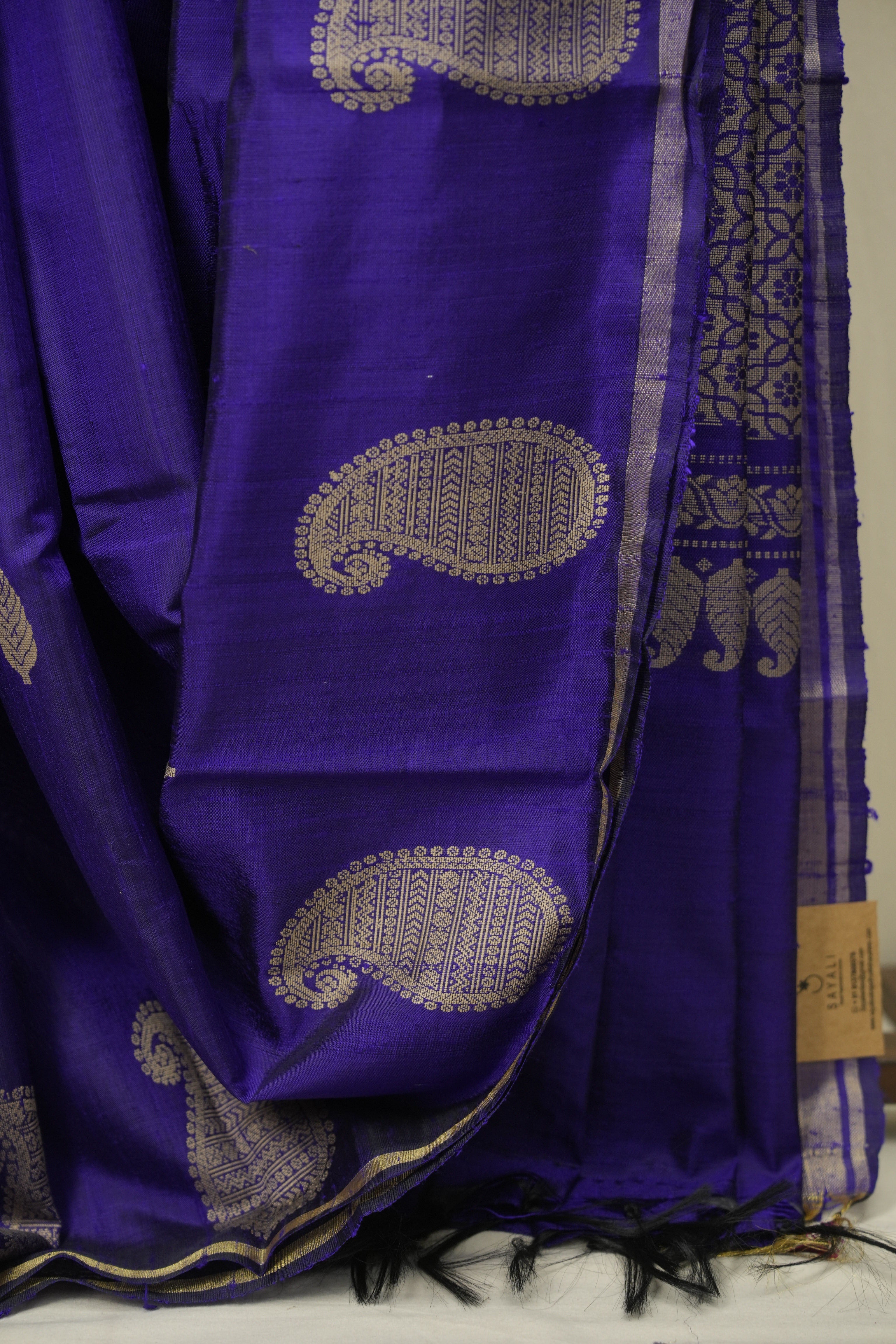 Purple Raw Silk  Saree - SRPRSS1062