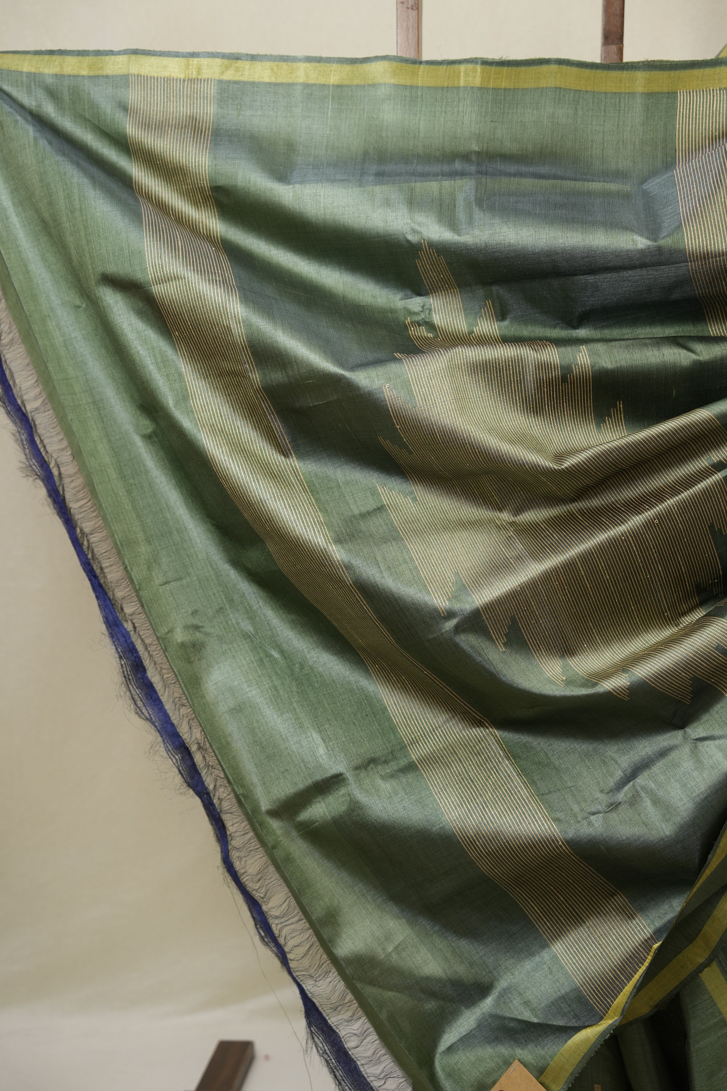 Green Tussar Silk Saree - SRGTSS1809