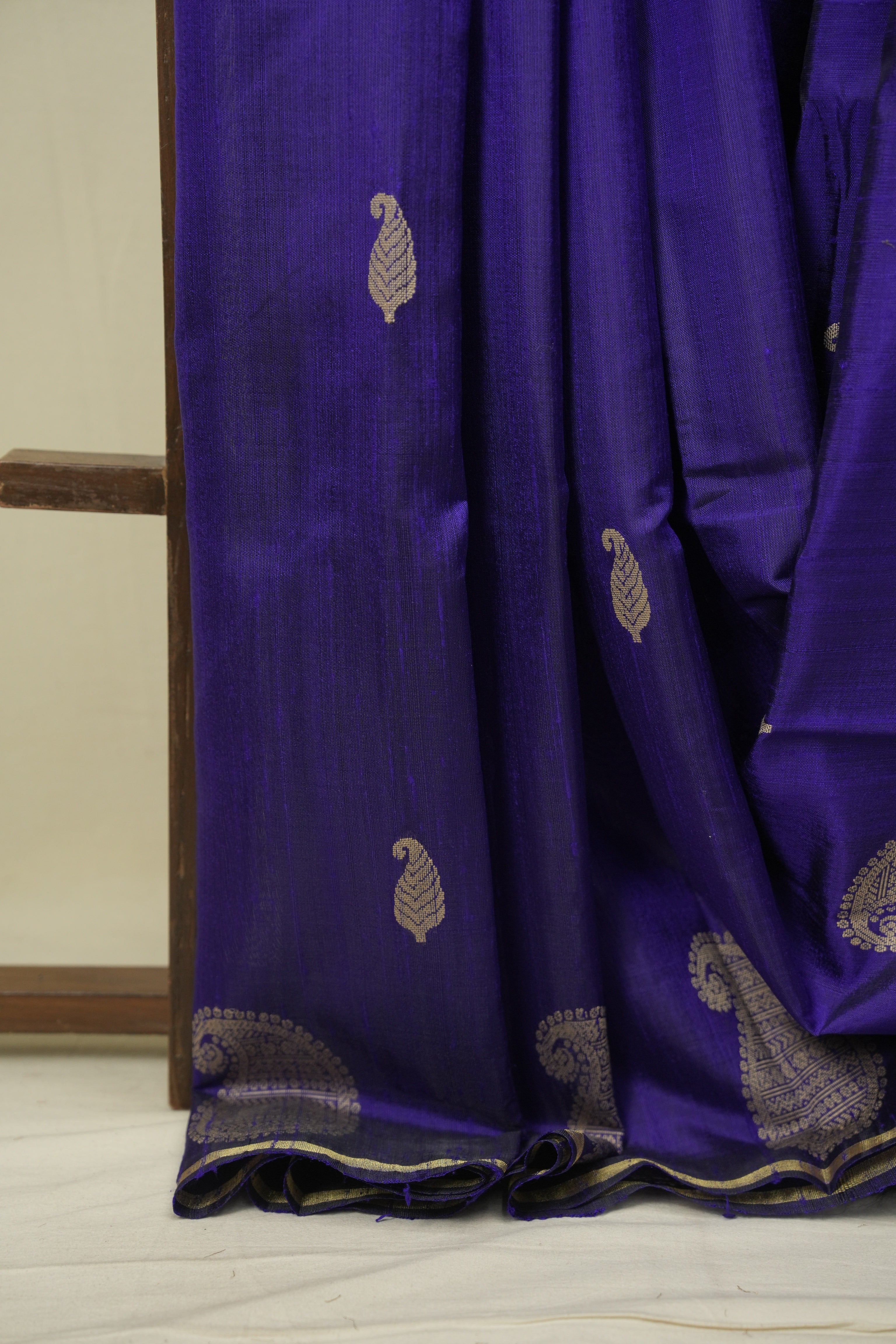 Purple Raw Silk  Saree - SRPRSS1062