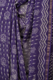 Purple HBP Kota Doria Saree - SRPKDS238