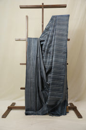 Blue Tussar Silk Saree - SRBTSS1814