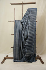 Blue Tussar Silk Saree - SRBTSS1814