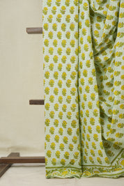 Mint Green HBP Cotton Saree - SRMGCS3363