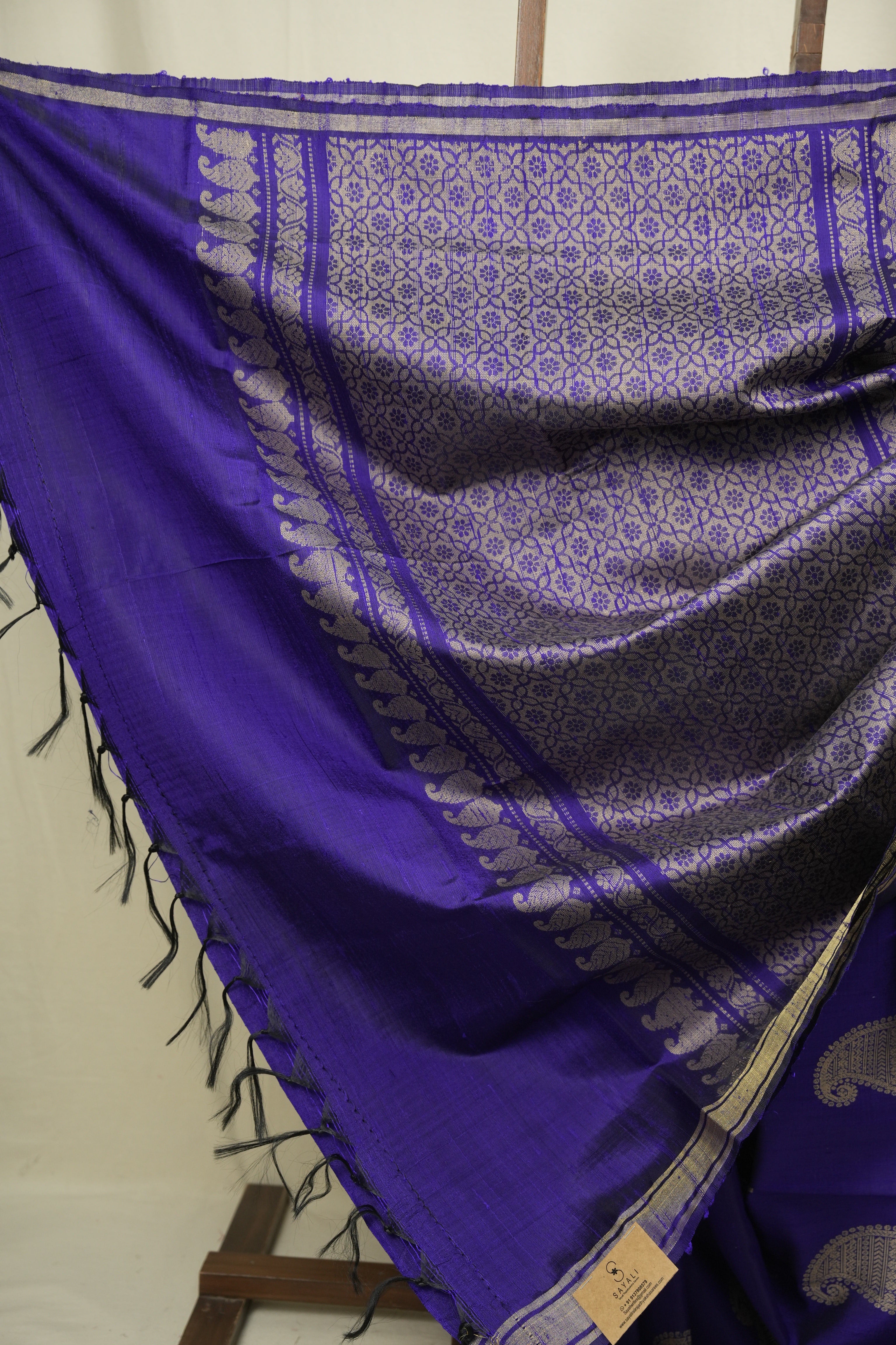 Purple Raw Silk  Saree - SRPRSS1062