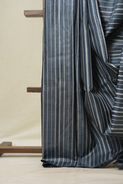Blue Tussar Silk Saree - SRBTSS1814