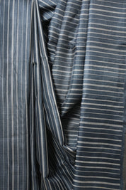 Blue Tussar Silk Saree - SRBTSS1814