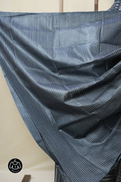 Blue Tussar Silk Saree - SRBTSS1814