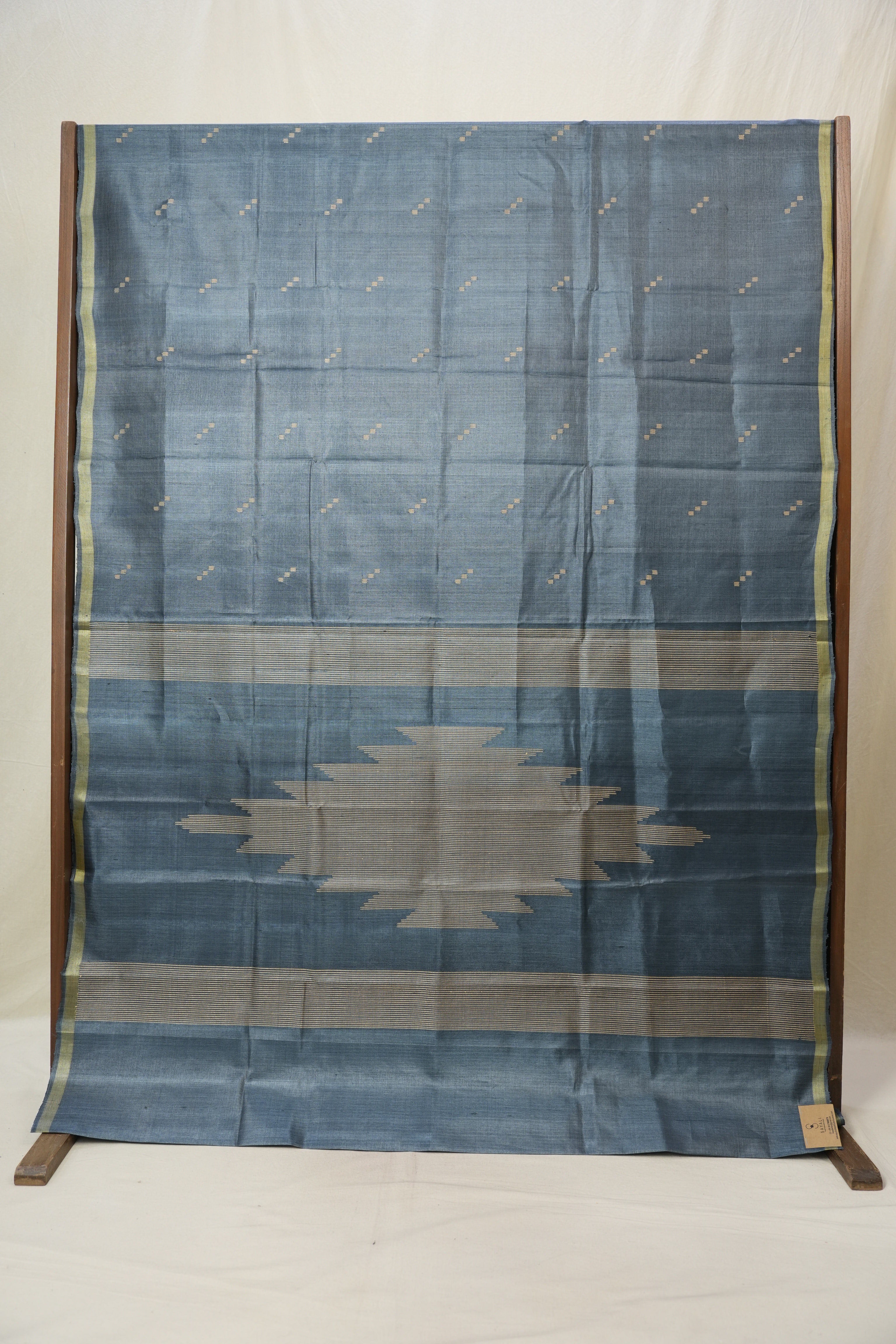 Blue Tussar Silk Saree - SRBTSS1812