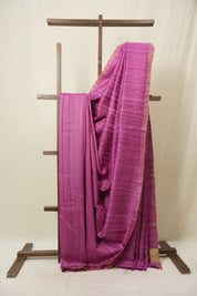 Pink Tussar Silk Saree - SRPTSS1795
