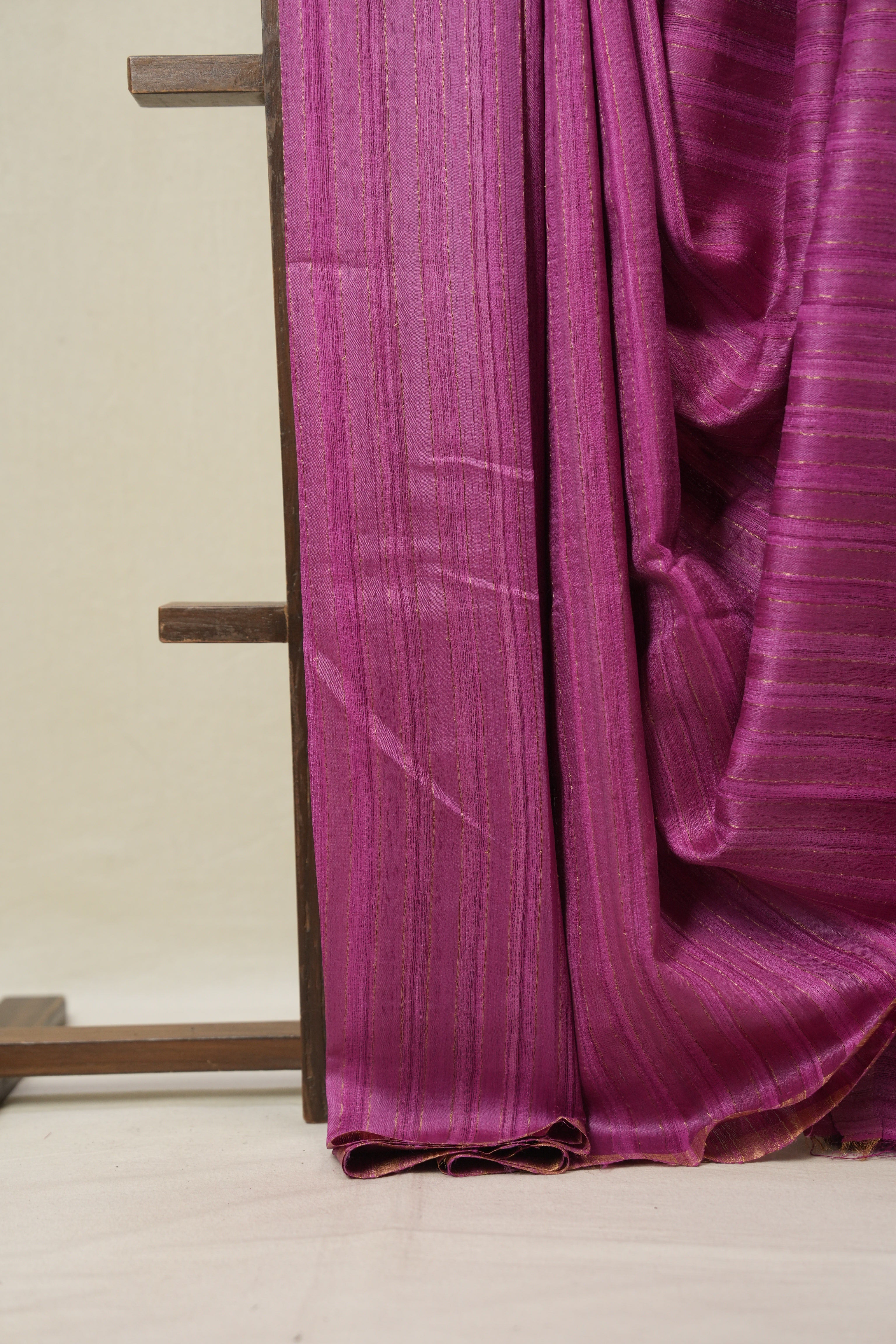 Pink Tussar Silk Saree - SRPTSS1795