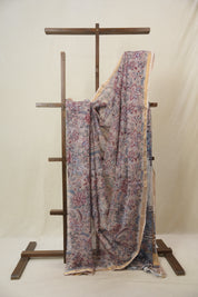 Beige HBP Kota Doria Saree - SRBKDS236
