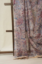 Beige HBP Kota Doria Saree - SRBKDS236