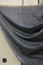 Grey Tussar Silk Saree - SRGTSS1792