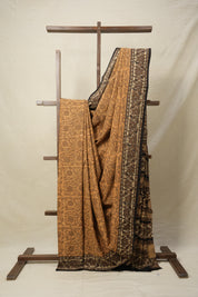Brown HBP Cotton Saree-SRBCS2042