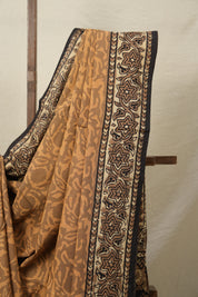 Brown HBP Cotton Saree-SRBCS2042