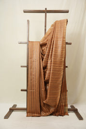 Copper Tussar Silk Saree - SRCTSS1791