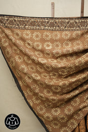 Brown HBP Cotton Saree-SRBCS2042