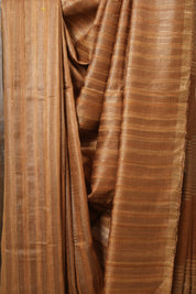 Copper Tussar Silk Saree - SRCTSS1791
