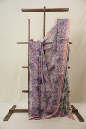Pink HBP Kota Doria Saree - SRPKDS246